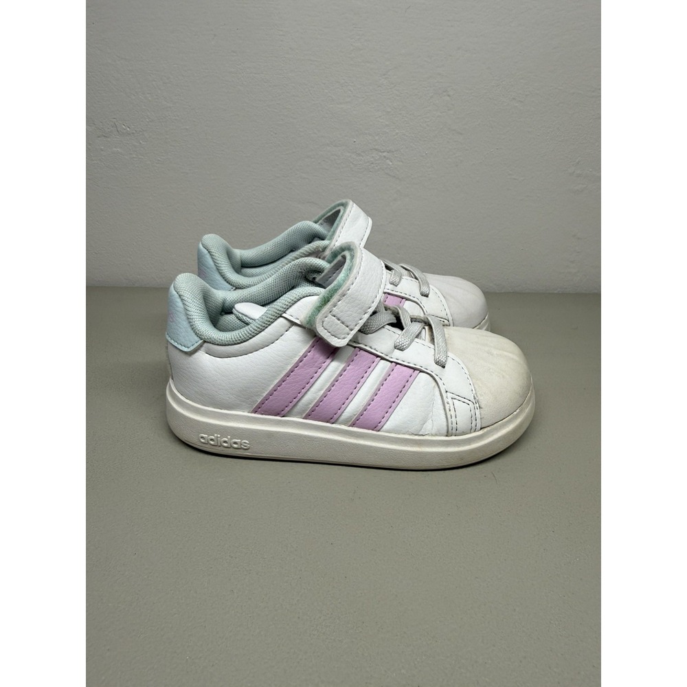 ADIDAS Streettalk White Lilac Kids Sz 9K
